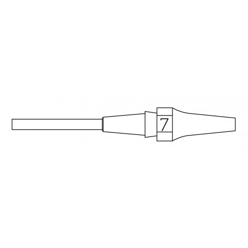 XDSL 7 desolder tip 1.2x2.7 L=16.5mm