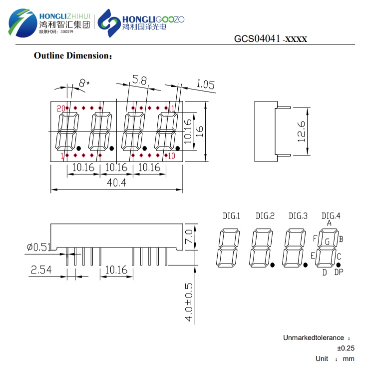 GCS04041DR3A10GD-4.0