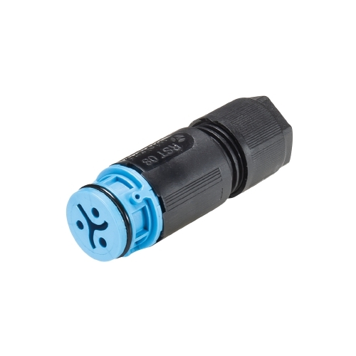 Розеточный разъем на кабель RST08i3/2S B1 ZR1SH BL