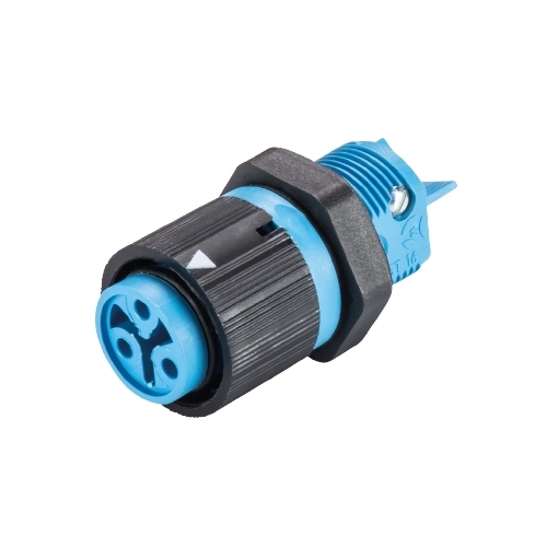 Розеточный разъем в панель RST16I3 S B1 M02 H BL