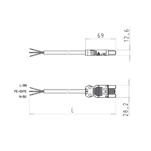 Кабельная сборка GST18I3K1B- 15 5kVRT03
