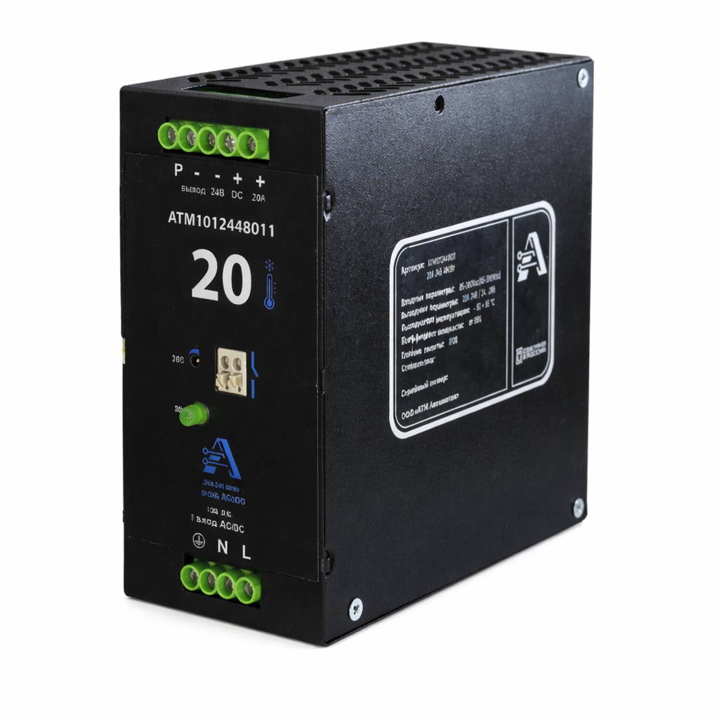 Источник питания AТМ-ИП/1AC/24DC/480Вт/20А-60