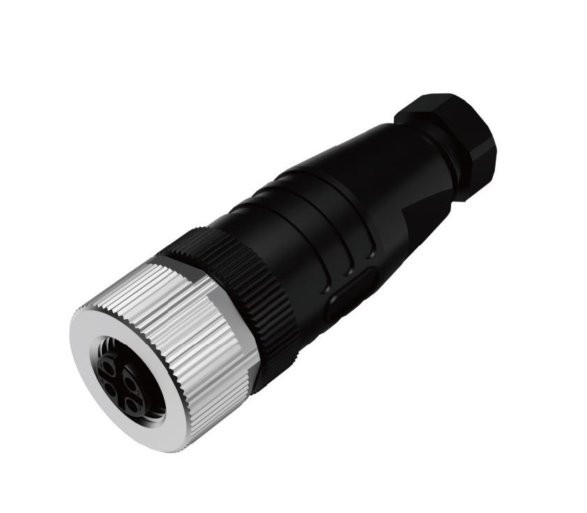 Розеточный разъем на кабель, M12, M12A04FPSFWSR406001