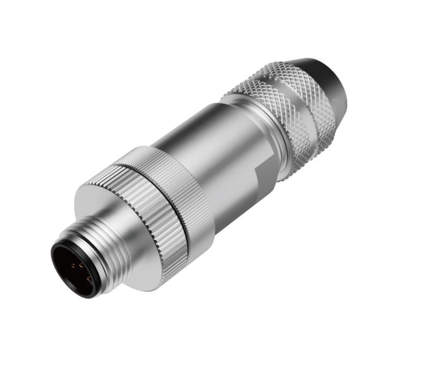 Вилочный разъем на кабель, M12, M12A12MZSFWSC408005