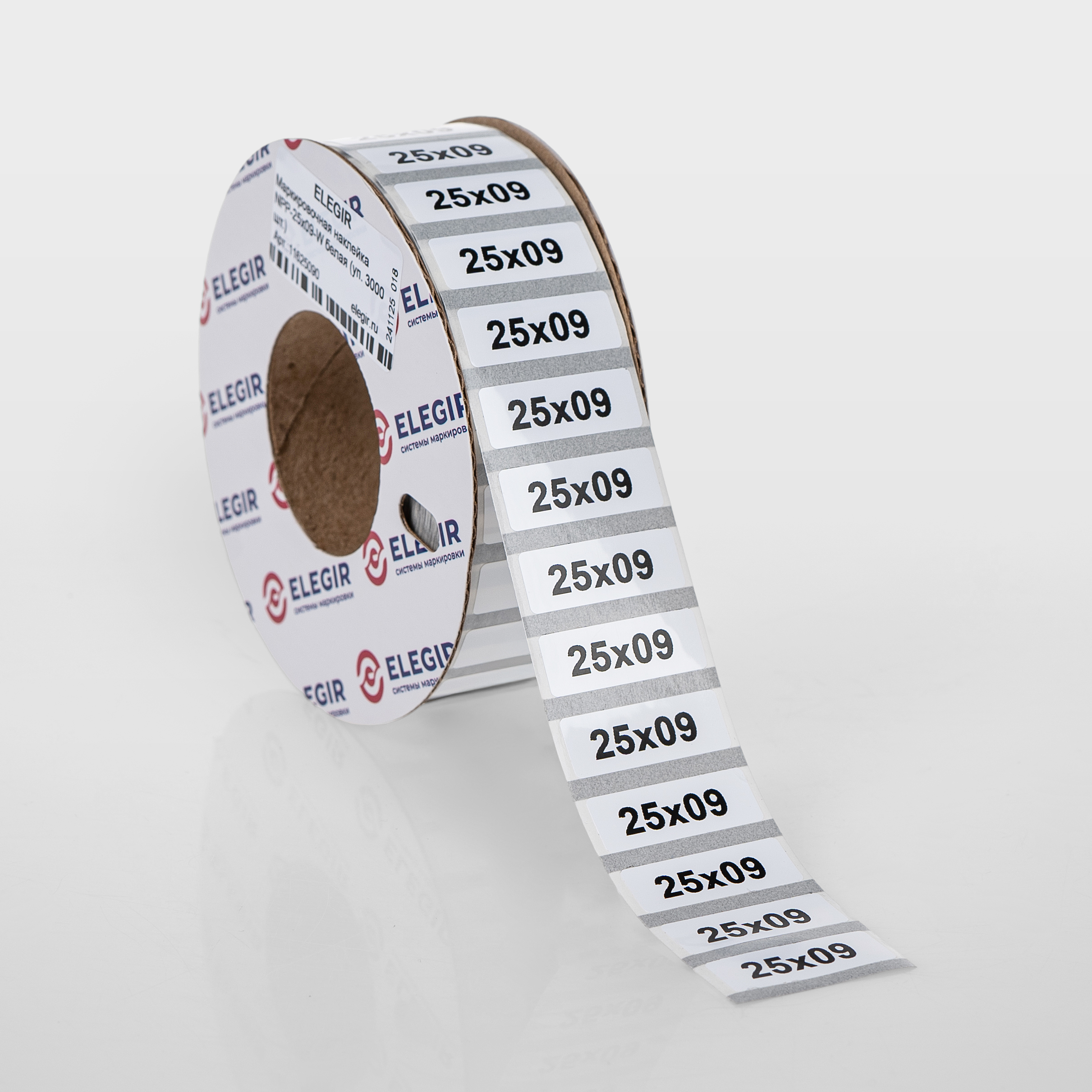 Маркировочная наклейка NPP-25х09-W белая (уп. 3000 шт.), 11625090