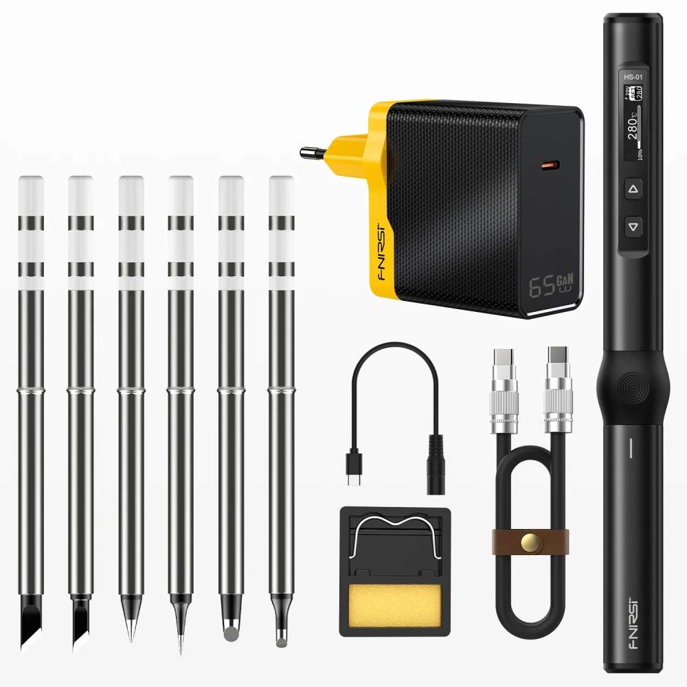 Паяльник FNIRSI HS-01 black SET4