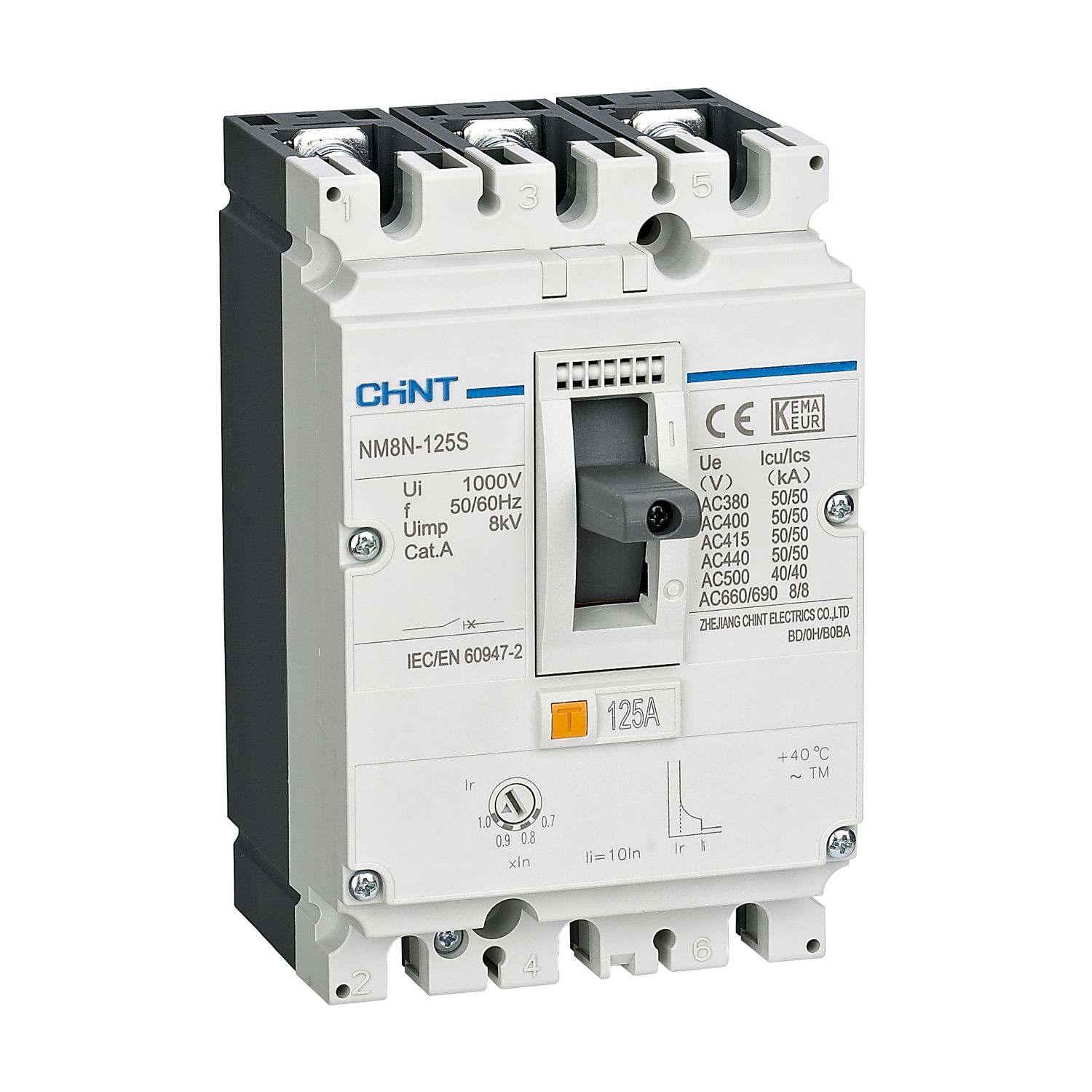 Авт. выкл. защиты двигателя NM8N-125Q M 100А 70кА 3P (R) 271859