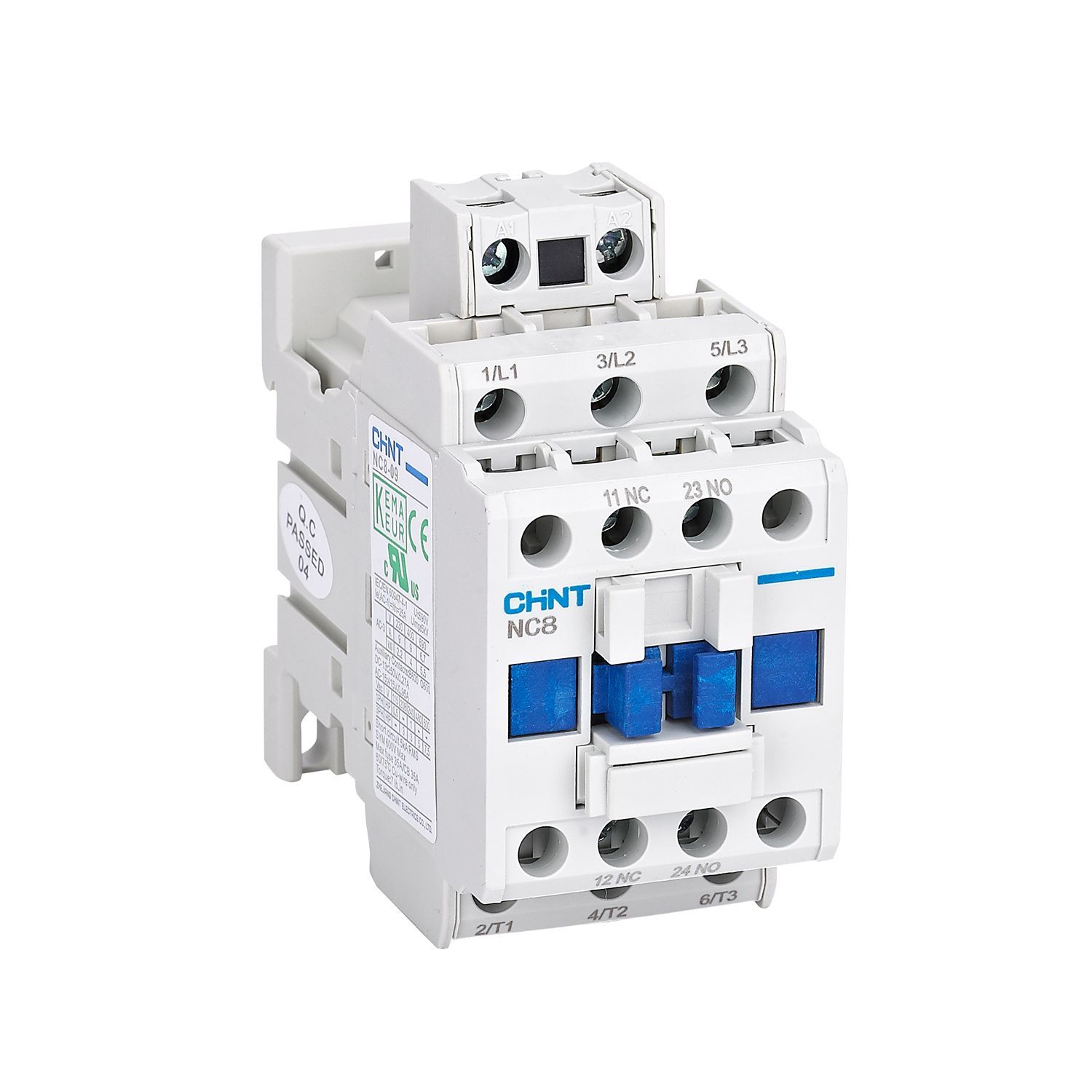 Контактор NC8-09/W 3P 9А AC/DC (100~250В) 1НО+1НЗ (R) 572269