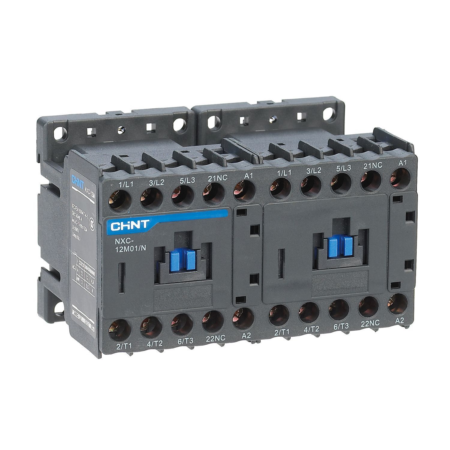 Контактор NXC-09M01/N реверс. 09А 220АС 1НЗ 50/60Гц 836636