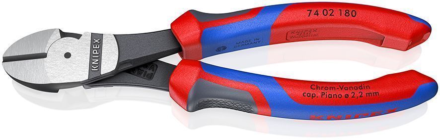 Бокорезы особо мощные, 180 мм, фосфатированные, 2-комп ручки, SB KN-7402180SB