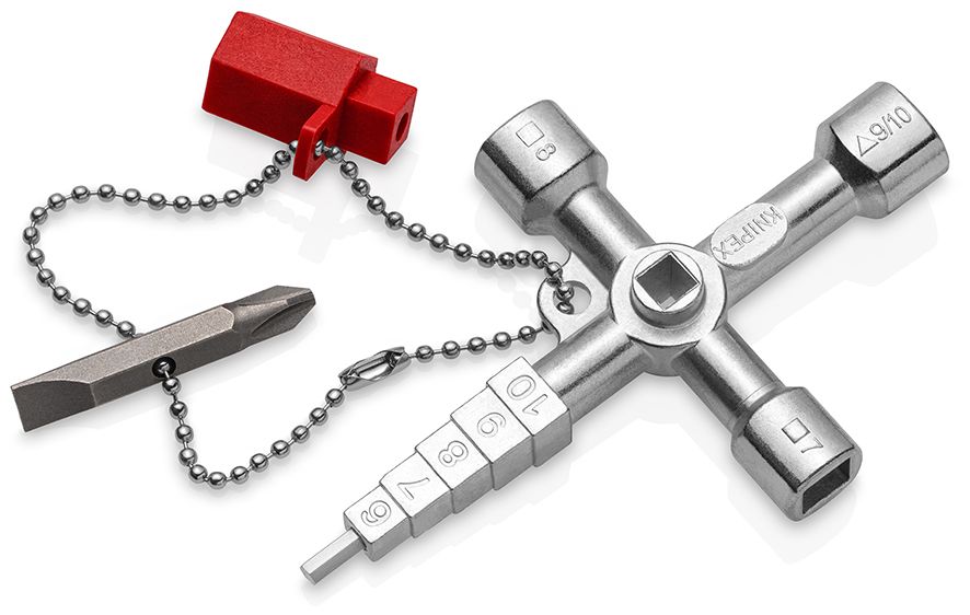 Profi-Key ключ крестовой 4-лучевой для стандартных шкафов, 90 мм KN-001104