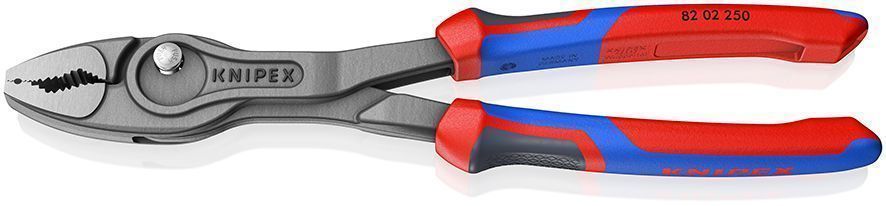 TwinGrip клещи с фронтальным и боковым захватами, зев 5-27 мм, длина 250 мм, 3-комп ручки KN-8202250