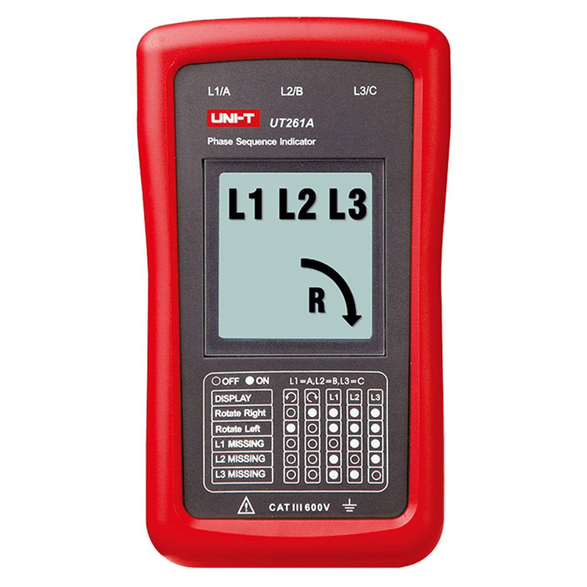 UNI-T UT261A - индикатор чередования фаз