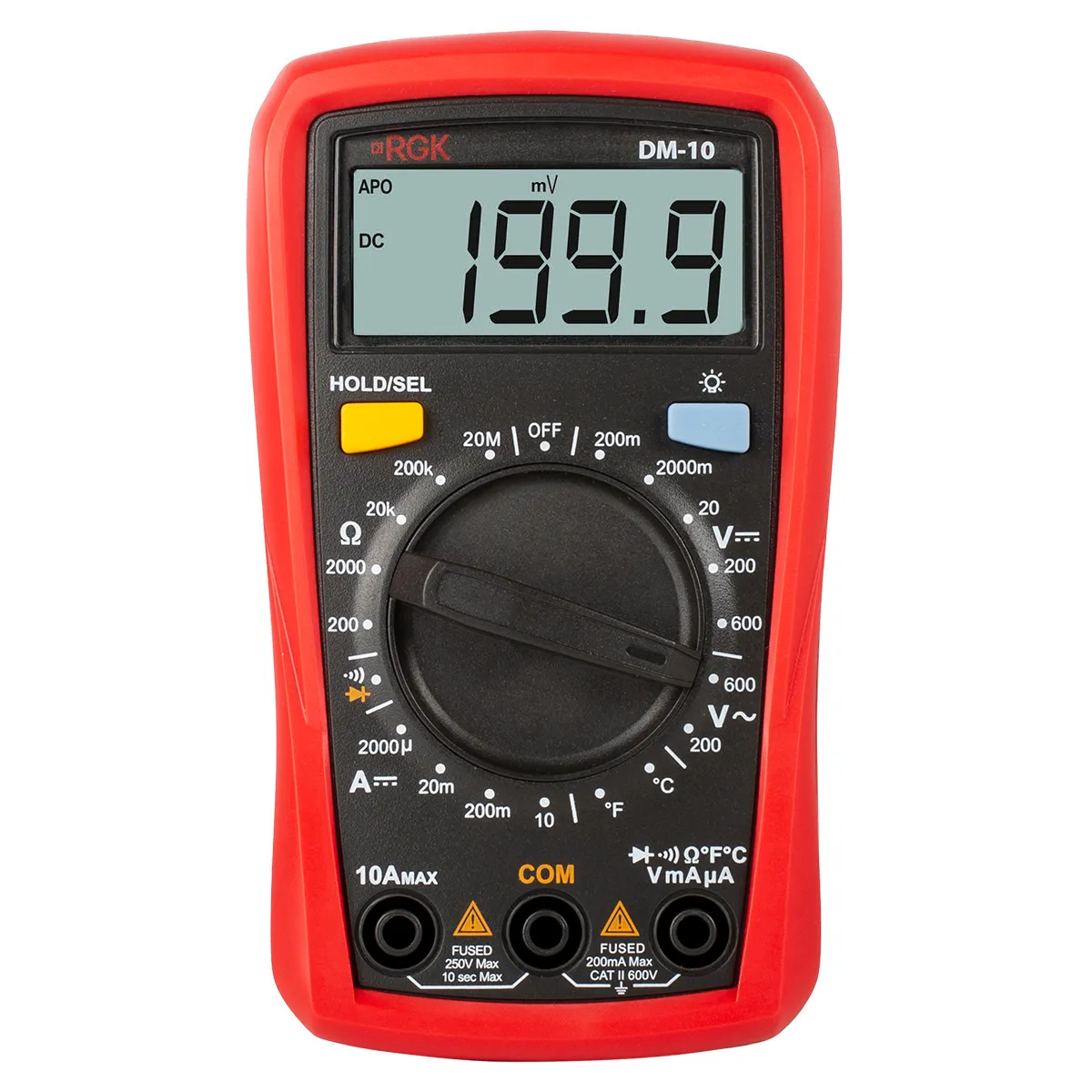 Цифровой мультиметр RGK DM-10 с поверкой